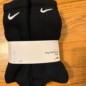 Nike Black Everyday Plus Socks (6-Pack)